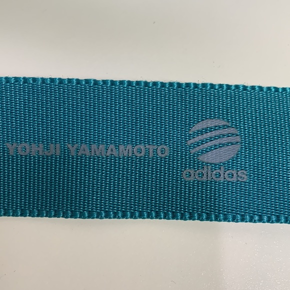 Adidas Y-3 Yohji Yamamoto Teal Classic Logo Belt Size S - Picture 3 of 7